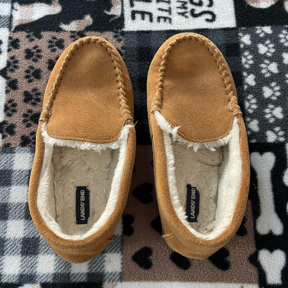 Boys Land’s End Slippers - Size 7